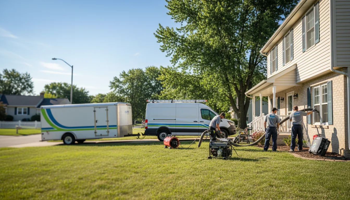 Flooded Basement Restoration And Cleanup With Repair in Williamstown, OH near me